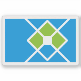 De vlag van La Plata, Argentinië Sticker