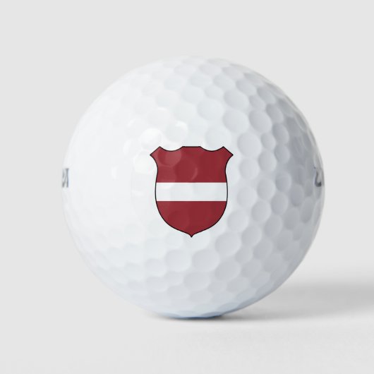De vlag van Letland is Grand Patriotic Golfballen (Voorkant)