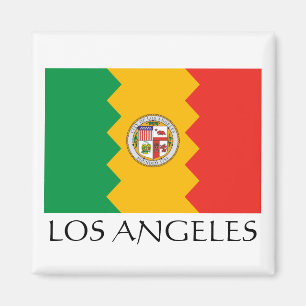 De Vlag van Los Angeles Magneet