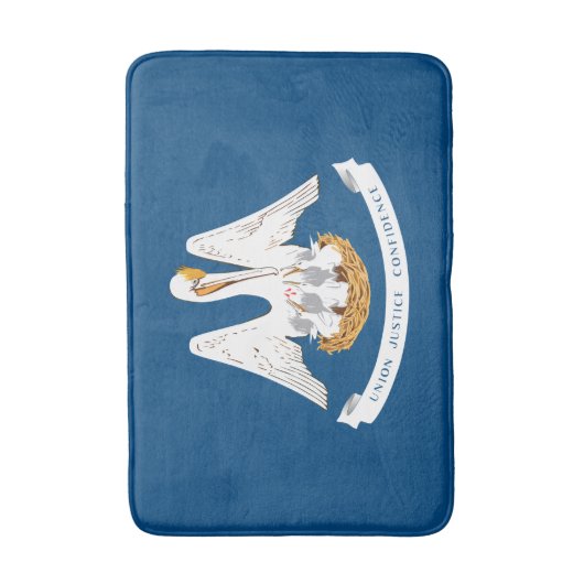 De vlag van Louisiana Badmat (Voorkant Verticaal)