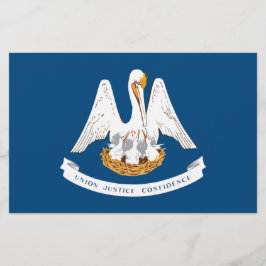 De vlag van Louisiana Briefpapier