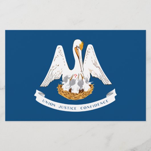 De vlag van Louisiana Briefpapier (Voorkant)