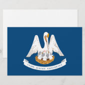 De vlag van Louisiana Briefpapier (Voorkant / Achterkant)