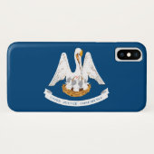 De vlag van Louisiana Case-Mate iPhone Case (Achterkant (horizontaal))