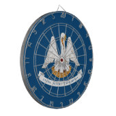 De vlag van Louisiana Dartbord (Voorkant Links)