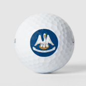 De vlag van Louisiana Golfballen (Voorkant)