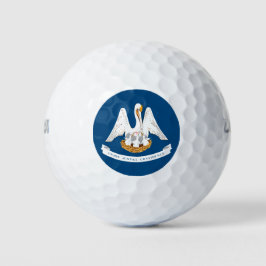 De vlag van Louisiana Golfballen