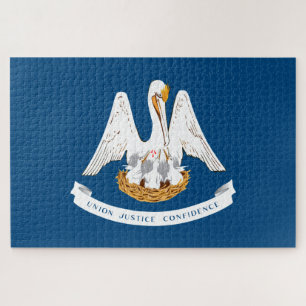 De vlag van Louisiana Legpuzzel