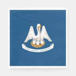 De vlag van Louisiana Servet