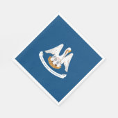 De vlag van Louisiana Servet (Hoek)