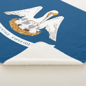 De vlag van Louisiana Sherpa Deken (3/4)