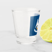 De vlag van Louisiana Shot Glas (Links)
