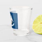 De vlag van Louisiana Shot Glas (Rechts)