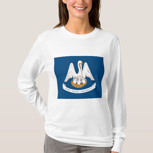 De vlag van Louisiana T-shirt (Voorkant)