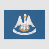 De vlag van Louisiana Tissuepapier (Voorkant)