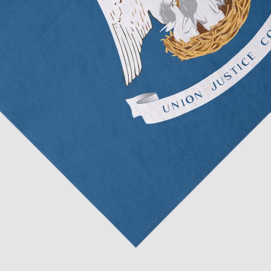 De vlag van Louisiana Tissuepapier (Detail)