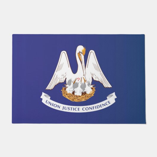 De vlag van Louisiana, Verenigde Staten van Amerik Deurmat (Voorkant)