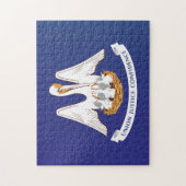 De vlag van Louisiana, Verenigde Staten van Amerik Legpuzzel (Verticaal)