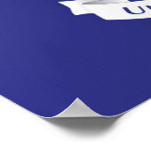 De vlag van Louisiana, Verenigde Staten van Amerik Poster (Hoek)