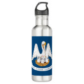 De vlag van Louisiana Waterfles (Voorkant)