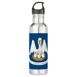 De vlag van Louisiana Waterfles