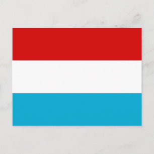 De vlag van Luxemburg Briefkaart