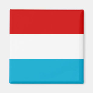 De vlag van Luxemburg Magneet