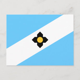 De vlag van Madison, Briefkaart van Wisconsin