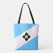De vlag van Madison, Canvas tas van Wisconsin (Achterkant)
