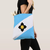 De vlag van Madison, Canvas tas van Wisconsin (Dichtbij)