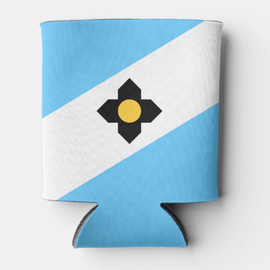 De vlag van Madison, Koelbox van Wisconsin Blikjeskoeler (Voorkant)