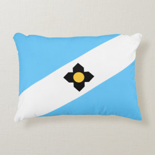 De vlag van Madison, Wisconsin Accent Kussen