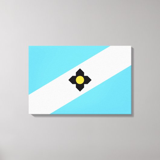 De vlag van Madison (Wisconsin) Canvas Afdruk (Voorkant)