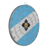 De vlag van Madison (Wisconsin) Dartbord (Voorkant Links)