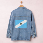 De vlag van Madison, Wisconsin Denim Jacket (Hangar)