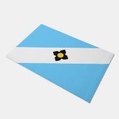 De vlag van Madison (Wisconsin) Deurmat (Schuin)