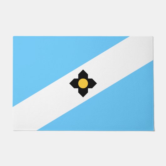 De vlag van Madison (Wisconsin) Deurmat (Voorkant)
