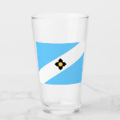 De vlag van Madison (Wisconsin) Glas (Voorkant)