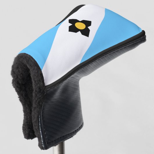 De vlag van Madison, Wisconsin Golfheadcover (3/4 voorkant)