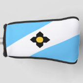 De vlag van Madison, Wisconsin Golfheadcover (Voorkant)