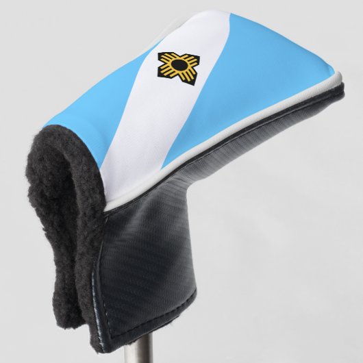 De vlag van Madison, Wisconsin Golfheadcover (3/4 voorkant)