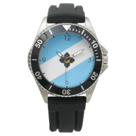 De vlag van Madison (Wisconsin) Horloge