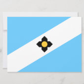 De vlag van Madison (Wisconsin) Kaart (Voorkant)