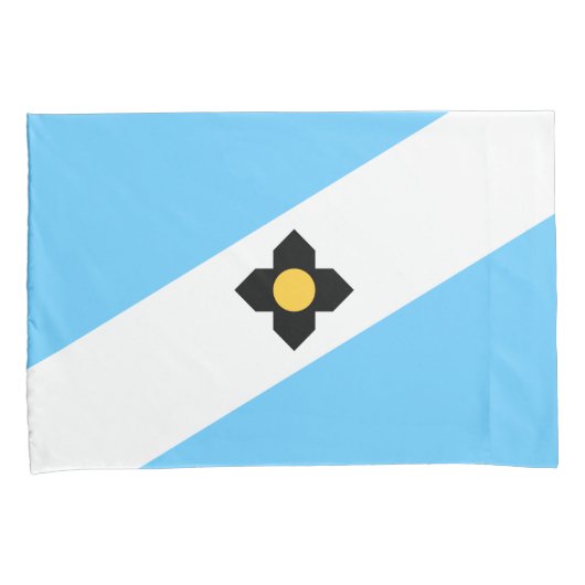 De vlag van Madison (Wisconsin) Kussensloop (Voorkant-Rechts)