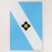 De vlag van Madison (Wisconsin) Legpuzzel (Verticaal)