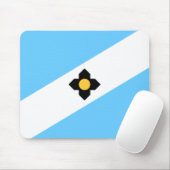 De vlag van Madison (Wisconsin) Muismat (Met muis)