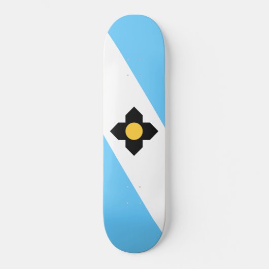 De vlag van Madison (Wisconsin) Persoonlijk Skateboard (Voorkant)