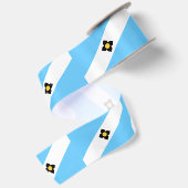 De vlag van Madison (Wisconsin) Satijnen Lint (Achterkant)