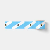 De vlag van Madison (Wisconsin) Satijnen Lint (Voorkant)