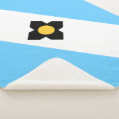 De vlag van Madison (Wisconsin) Sherpa Deken (3/4)